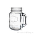 500ml Glass Beer Juice Tumble With Handle